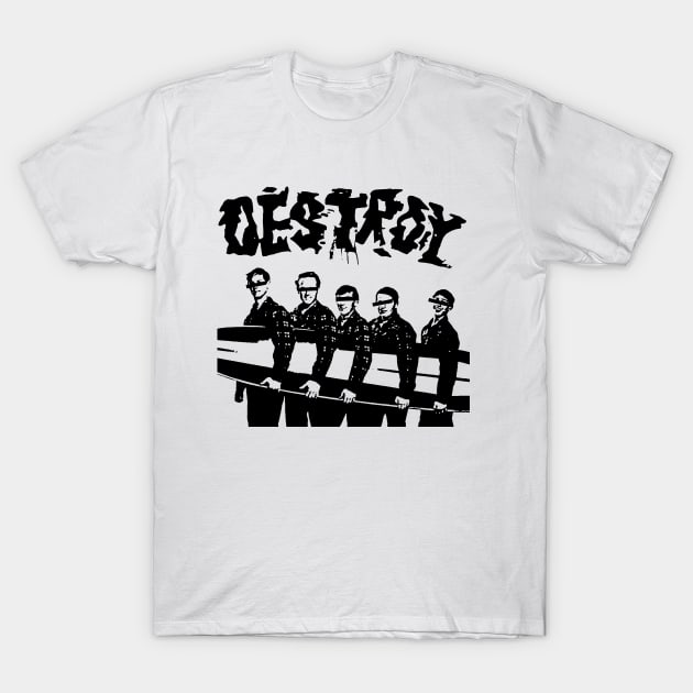 Destroy t shirt punk T-Shirt by TeeFection